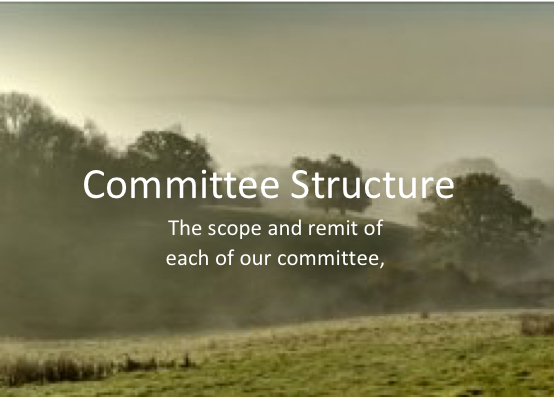 Image of maypole lane overlayed with text Understand our Committee Structure Click image to see your a description of each committee